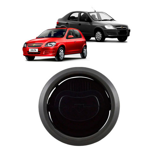 Difusor Saída De Ar Celta 2007/2016 Central/lateral Grafite