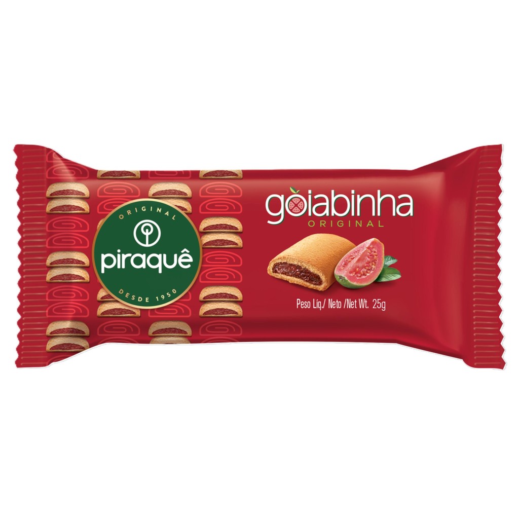 Piraquê Bisc Mini Roladinho De Goiaba 20 Unidades De 25G em Oferta na Shopee