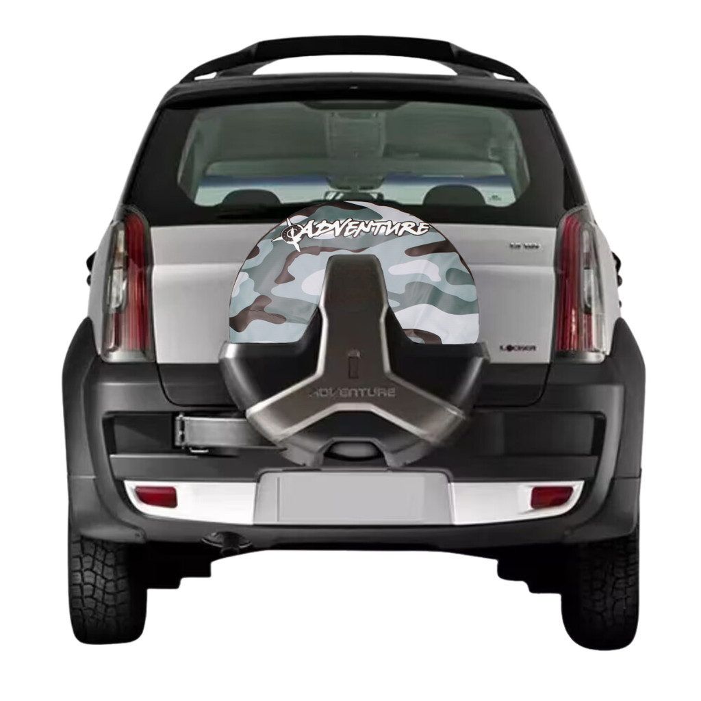 Capa de Estepe Fiat Idea 2007 a 2017 Doblo Adventure 2009 a 2017 Camuflada com Proteção