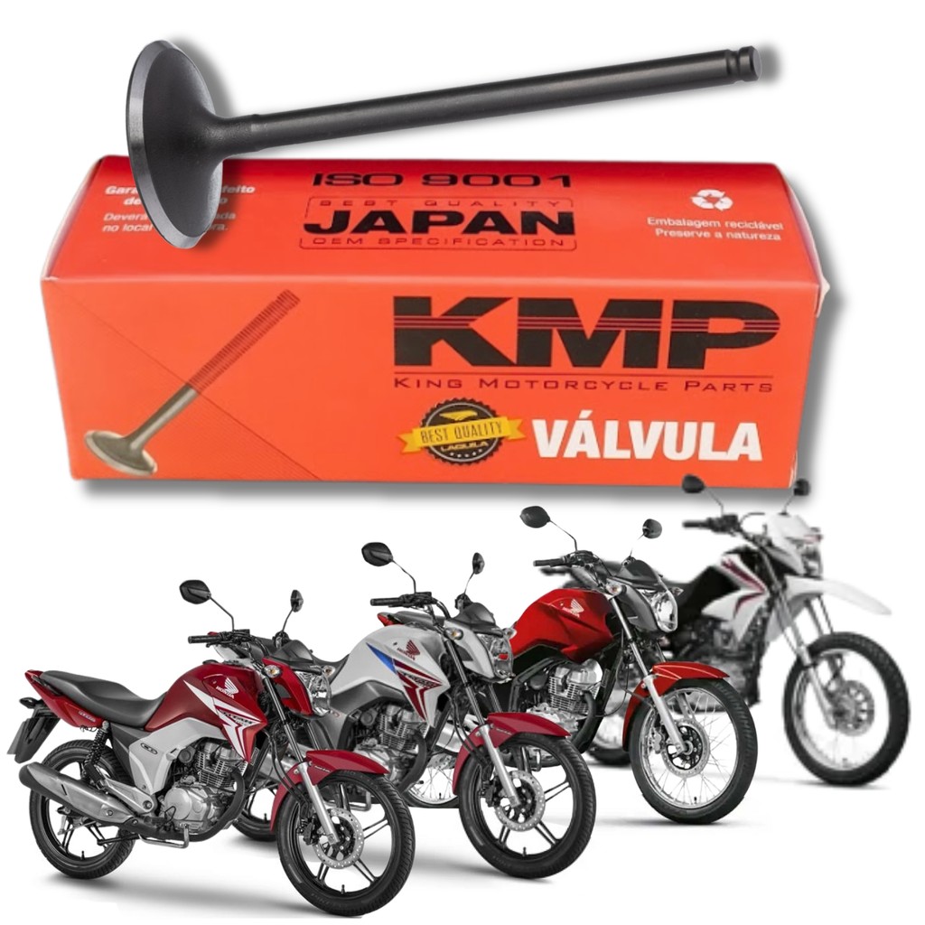 Válvula Admissão Kmp CG CARGO 150 2004 2005 2006 2007 2008 2009 2010 2011 2012 2013 2014 2015