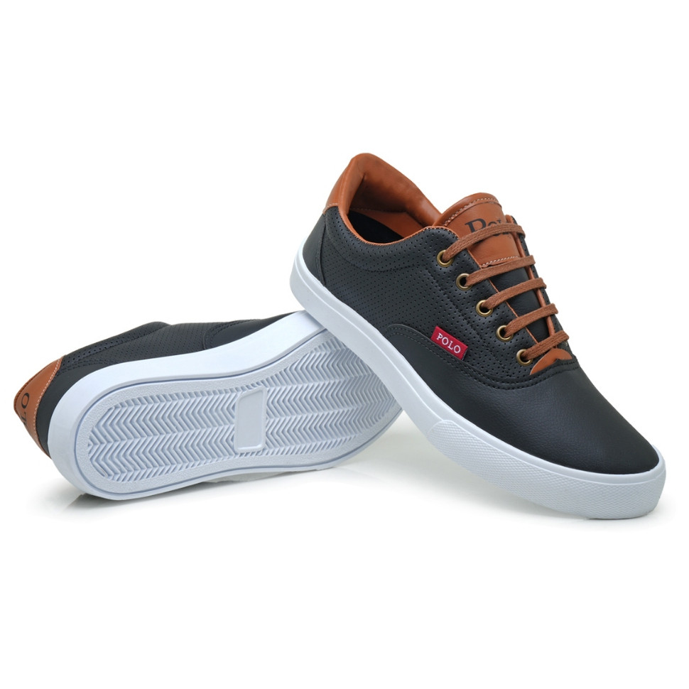 Tenis Masculino Casual Polo Sapatenis Casual Confortavel Leve Macio Tênis Masculino Social casual