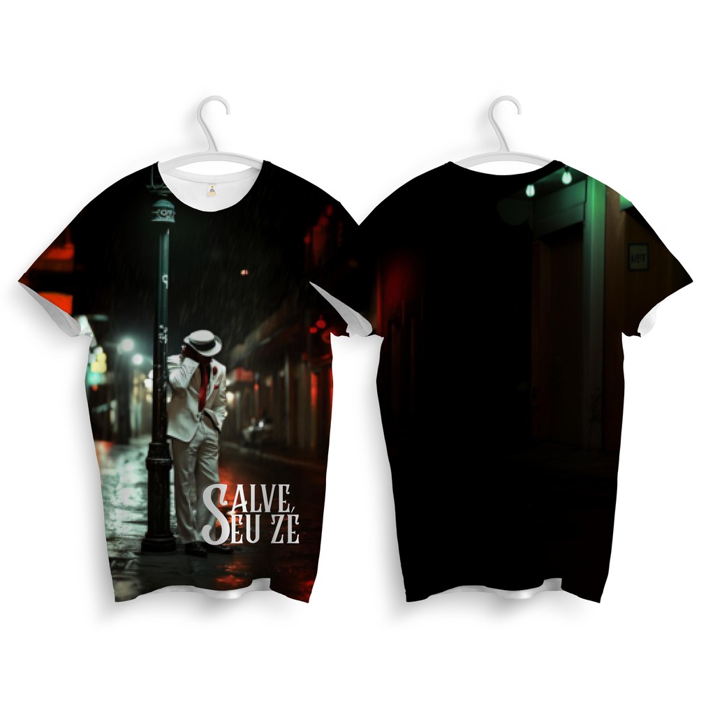 Camiseta Zé Pilintra Umbanda Estampa Proteção Espiritual