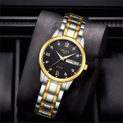 Relógio de Quartzo ORUSS Feminino SZ 30m À Prova d'Água /Luminoso Calendário Duplo PROMOÇÃO
