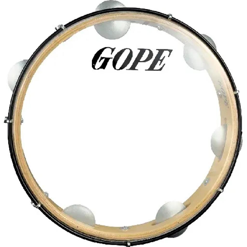 Pandeiro Gope Iniciante 11'' 7 Afinadores Pele Cristal em Oferta na Shopee