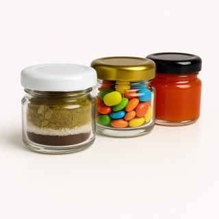 Kit 10 Mini Potinhos De Vidros 25ml Tampas Metálicas Lembrancinhas Casamento Aniversário Chá de Bebe em Oferta na Shopee