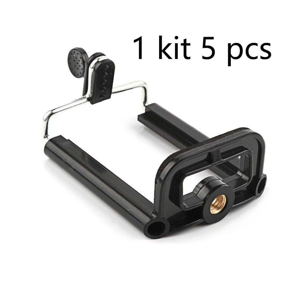 Kit 5pcs Suporte De Celular Para Tripe Ou Bastao Extensor
