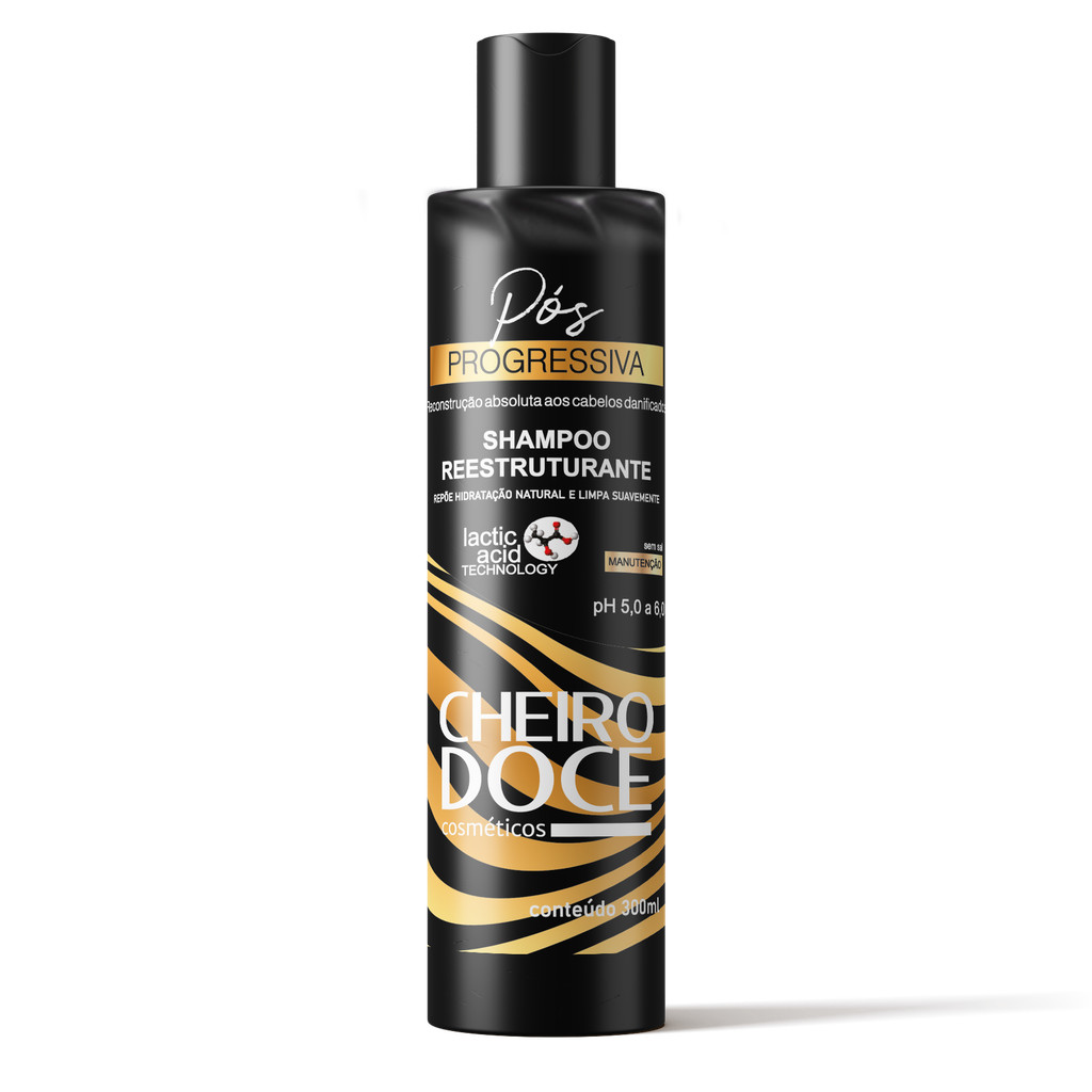Shampoo Pos Progressiva/Reconstrucao Cheiro Doce 300ml