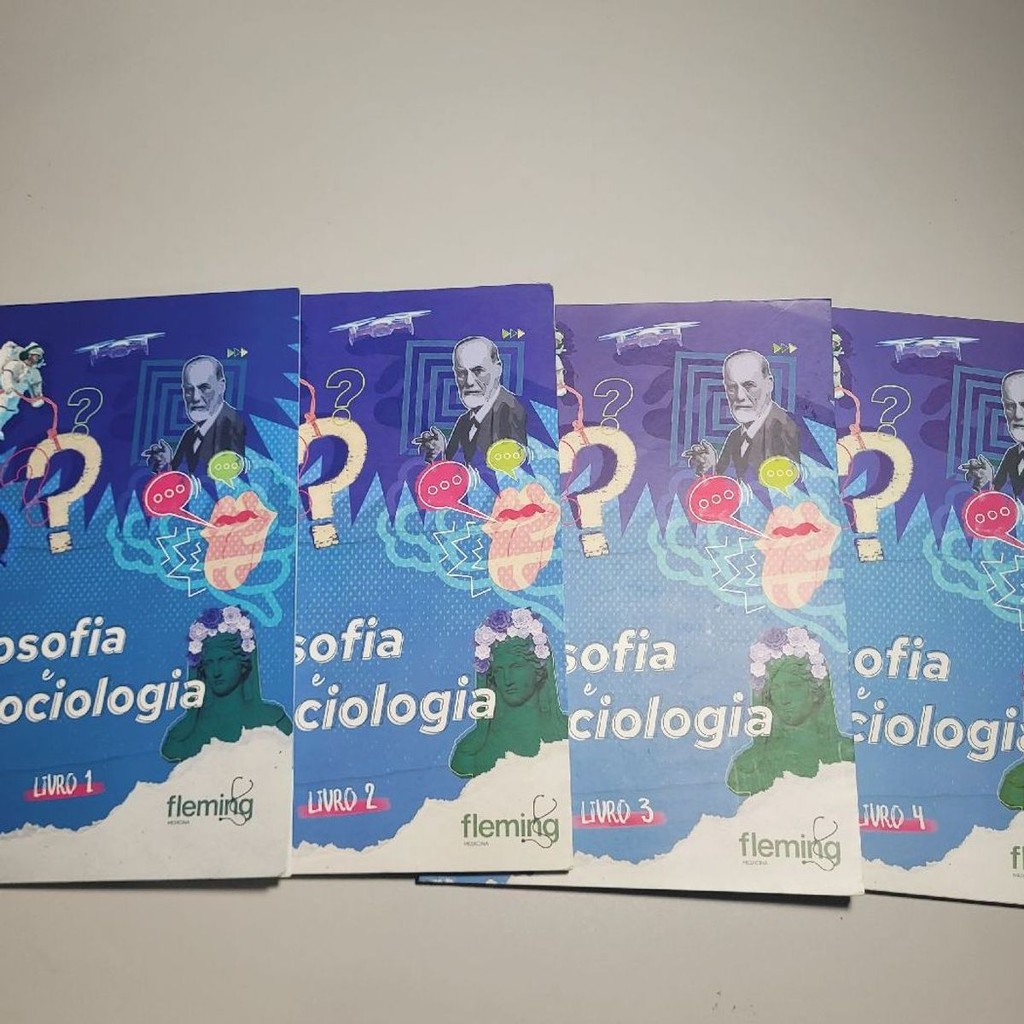 Filosofia e Sociologia - Fleming medicina (4 livros)