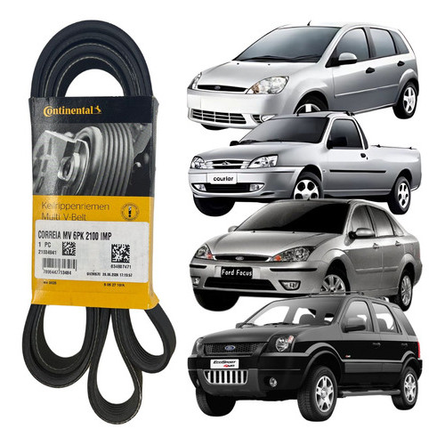 Correia Alternador Fiesta Ecosport Focus Ranger 1.8 8V em Oferta na Shopee