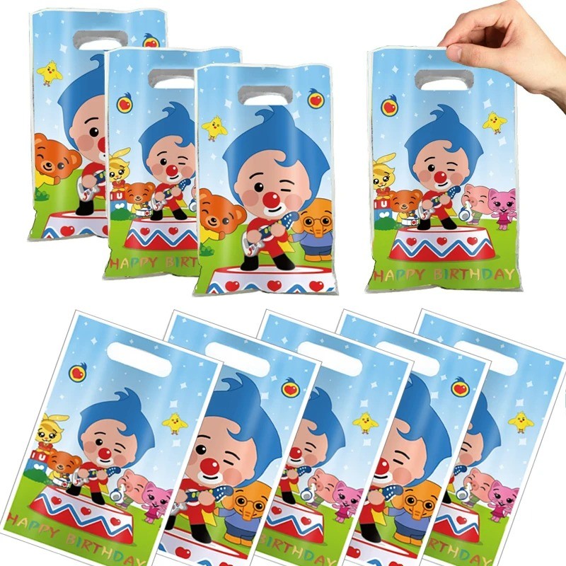 Plim Clown Circus Theme Loot Bags Saco De Presente Para Decoração De Festa em Oferta na Shopee