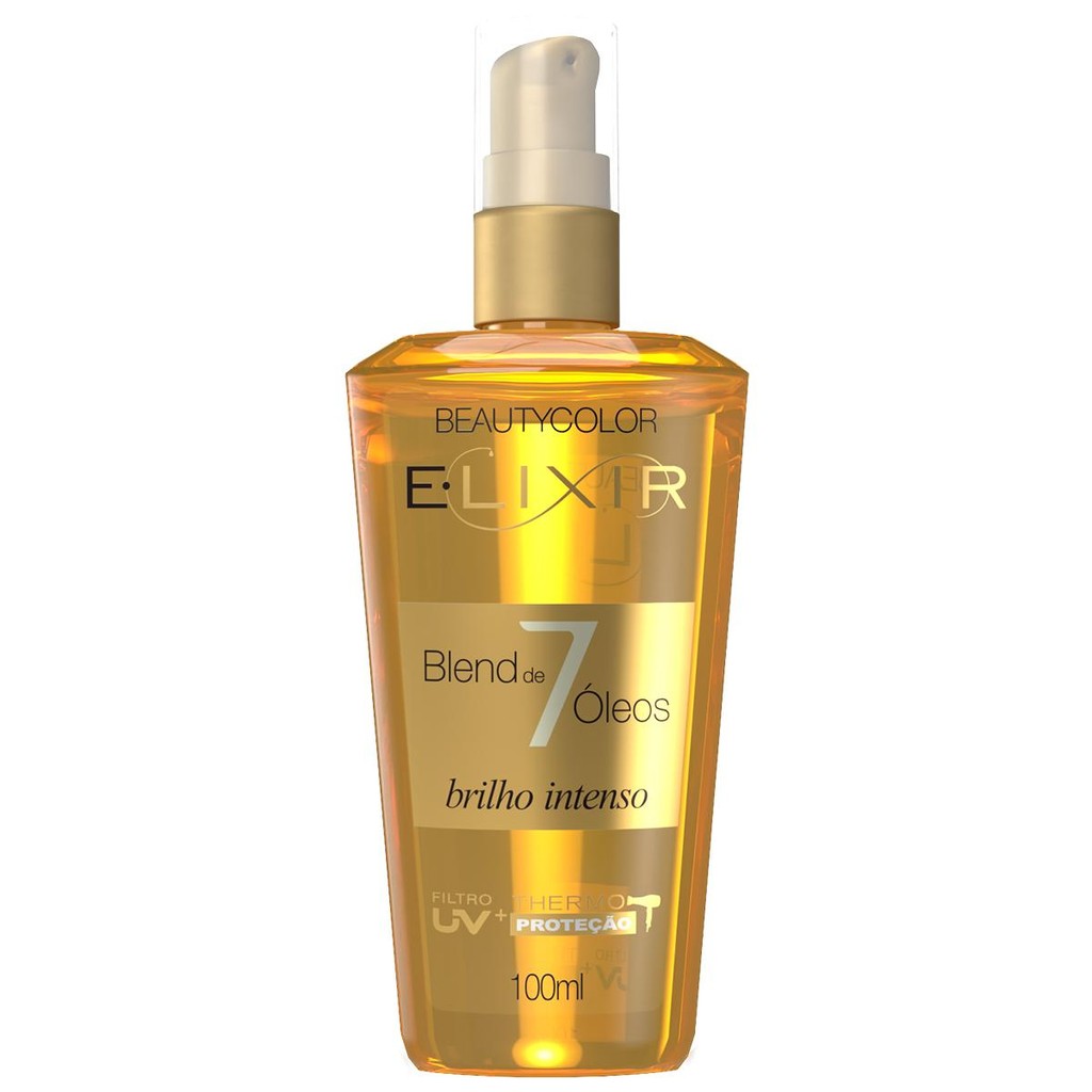 Elixir Supreme Óleo Nutritivo Beauty Color Blend de 7 Óleos Thermo Proteção Filtro UV Brilho 100ml