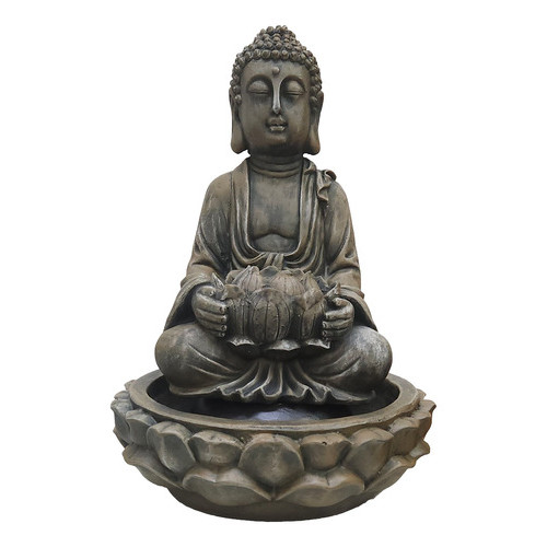 Fonte Buda Mini P/Mesa Em Cimento A:38cm X L:27cm