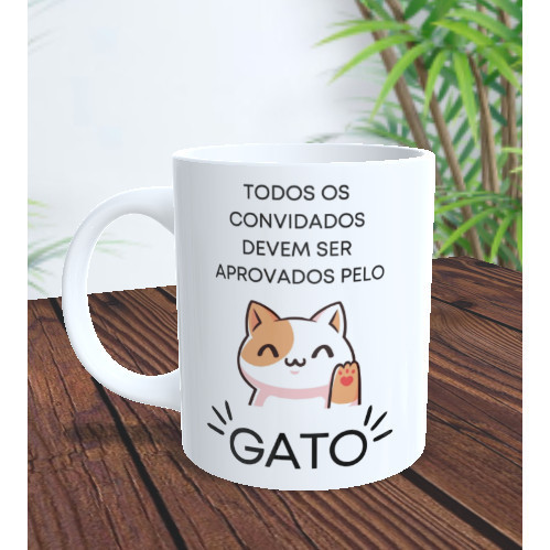 Caneca de porcelana personalizada xícara com frases divertida e engraçada delicadas gato xicara porcelana ceramica