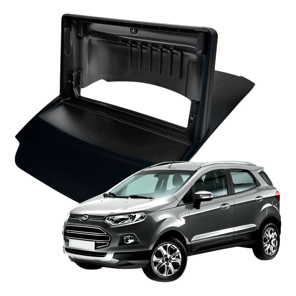 MOLDURA PARA CENTRAL MULTIMIDIA MP5 9 POL 2 DIN FORD ECOSPORT 2013 A 2017 89/C15 em Oferta na Shopee