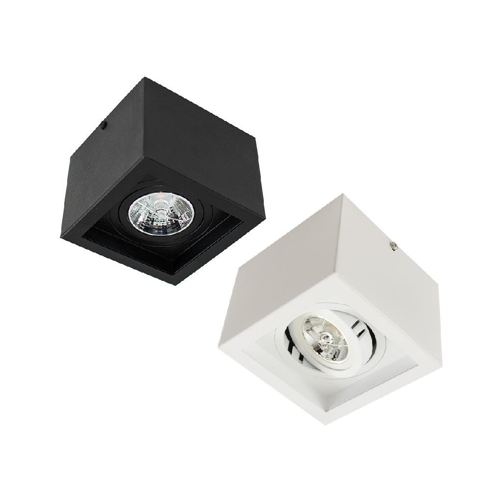 Plafon Spot Sobrepor Box Foco Orientável p/ LED AR70 Starlumen ST2761