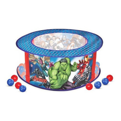 Piscina De Bolinhas Brinquedo Infantil Avengers - Os Vingadores Com 100 Bolinhas