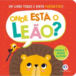 Livro Toque e sinta Onde está o leão?