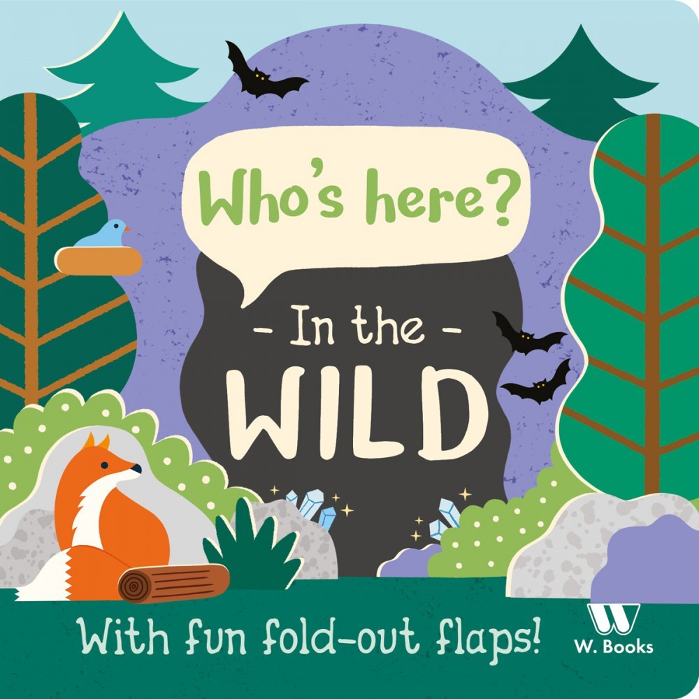 Livro Cartonado Who's here? In the wild W.Books em Oferta na Shopee
