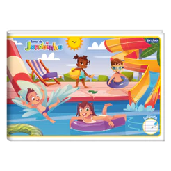Caderno Brochura 1/4 Flexível Caligrafia 40 Folhas Jandainha - Pacote Com 20 Unidades