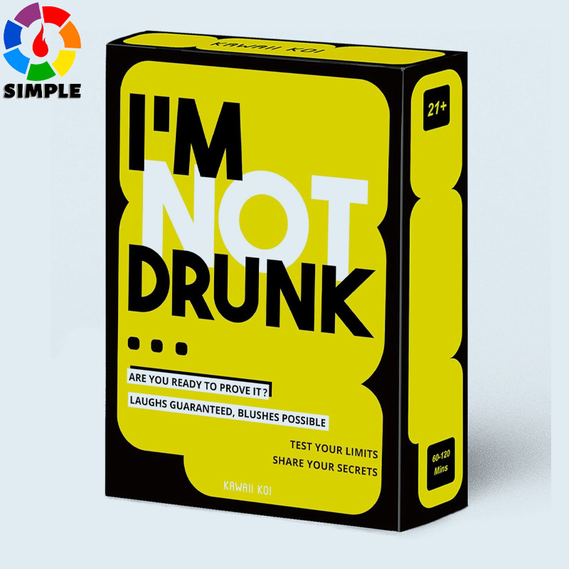 I'M NOT DRUNK - Party Drinking Game for Game Nights - 21st Birthday Gift & Bachelorette Party Game