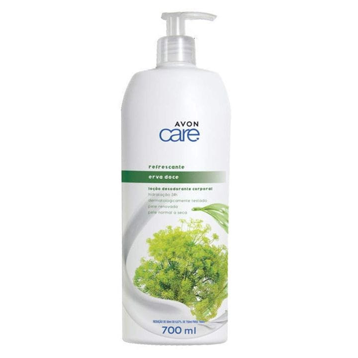 Avon Care Hidratante Corporal Refrescante Erva Doce 700ml