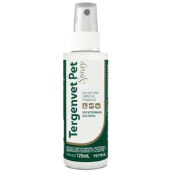 Tergenvet Spray 125ml Limpeza Feridas Cães E Gatos - Vetnil