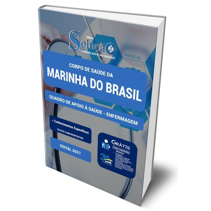 Apostila Corpo de Saúde da Marinha do Brasil - Quadro de Apoio à Saúde - Enfermagem