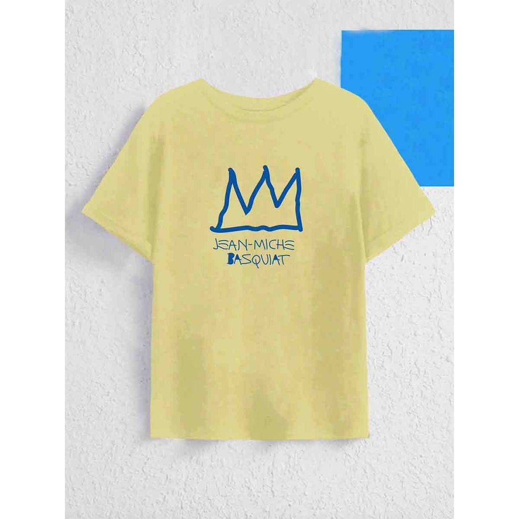 Camiseta Casual Estilosa Oversized Coroa Estampada T Shirt Camisa Blusa Academia Aesthetic