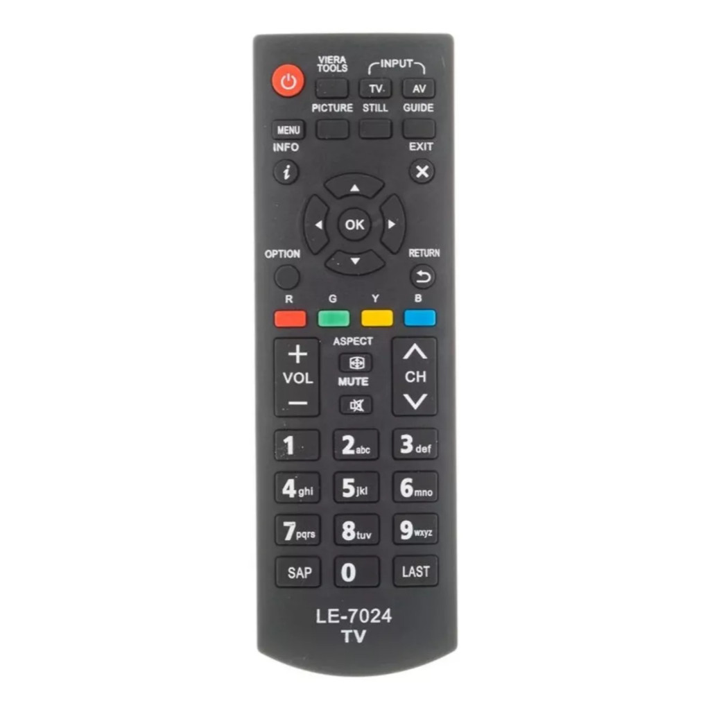 Controle Remoto Para Tv Panasonic Lcd FBG 8045 LE 7024  MGSI 7013 Tc-L37E3 Tc-L37U3 Tc-L42E3