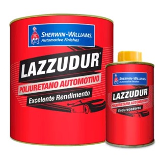 TINTA PU AUTOMOTIVA + CATALISADOR 900ML LAZZUDUR - VÁRIAS CORES em Oferta na Shopee