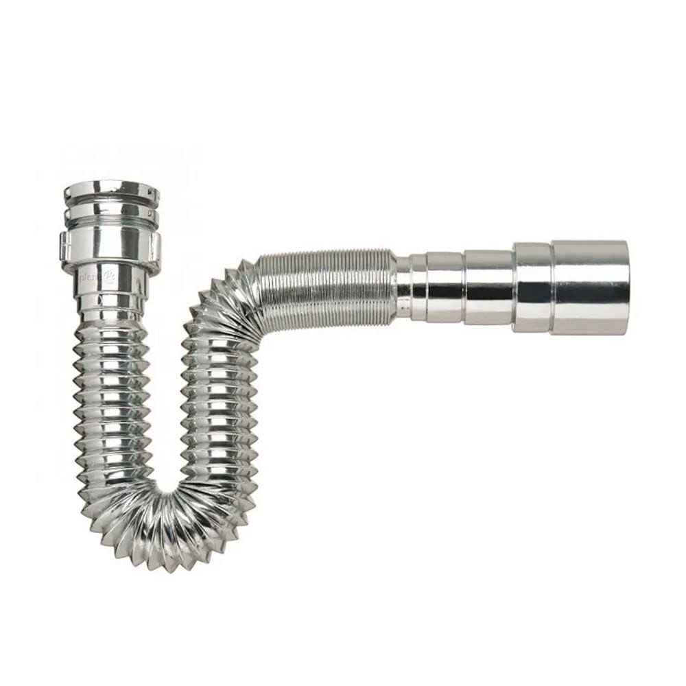 Sifão Universal Sanfonado Multiuso 66cm Cromado Tigre em Oferta na Shopee