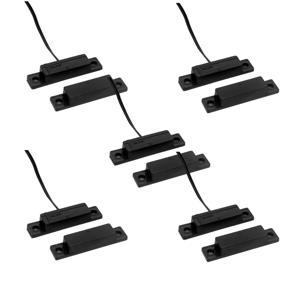Kit 5 Sensor Magnético Alta Precisão Para Alarmes Porta e Janela