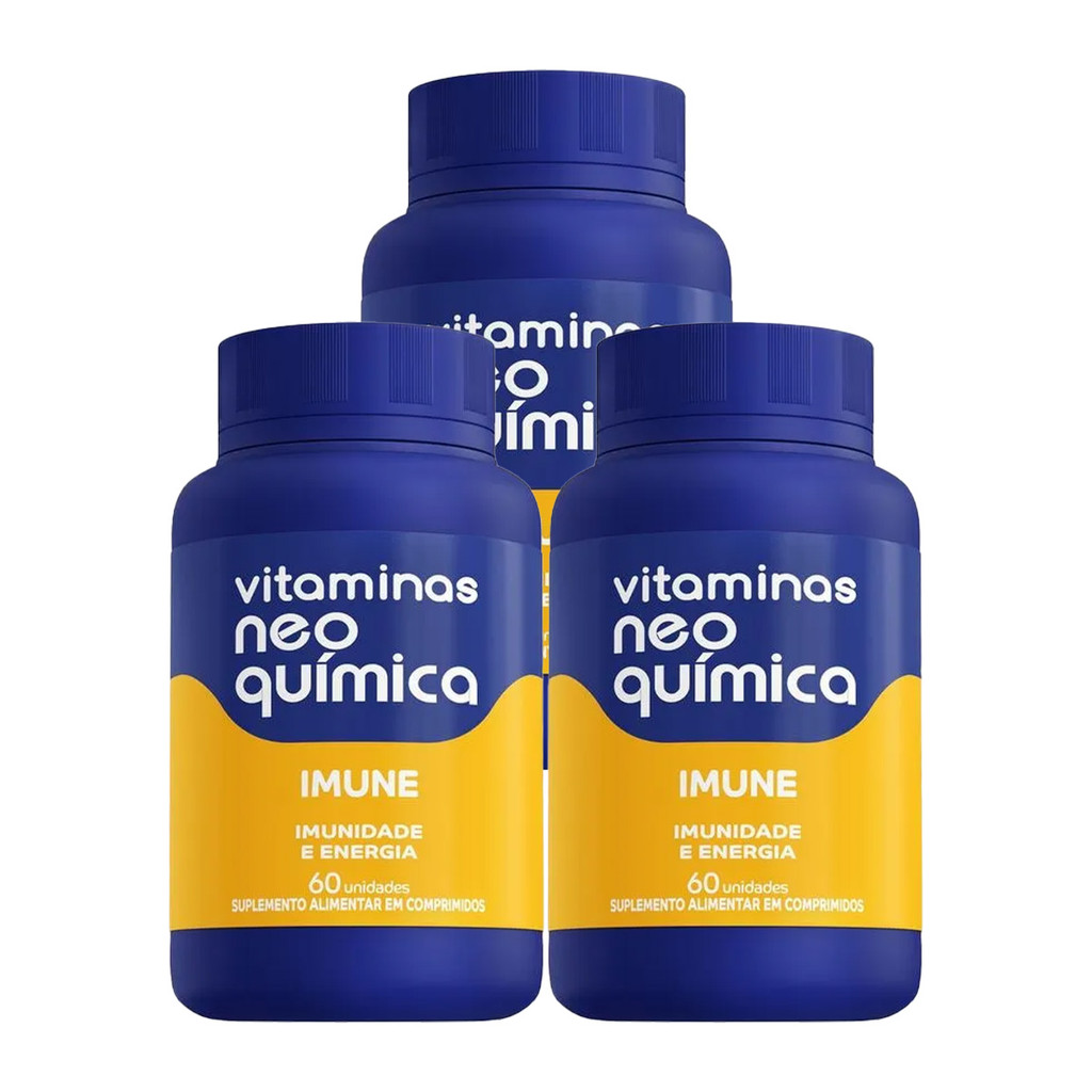 Kit 3 und Vitamina Neo Quimica Centrotabs Imune 30 Cpr em Oferta na Shopee