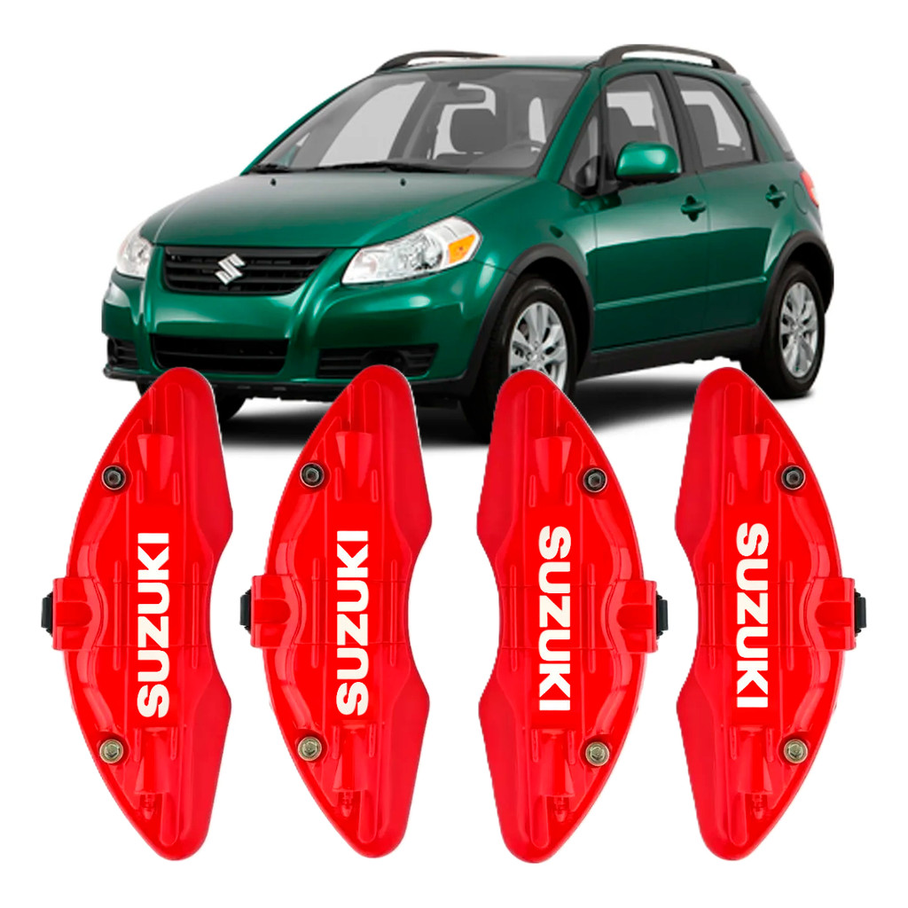 Capa Pinça De Freio 4pç C/ Travas Susuki Sx4 2012 2013 2014