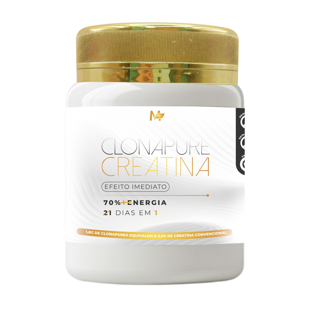 Clonapure® 100G Efeito Imediato Importado Creatina Original