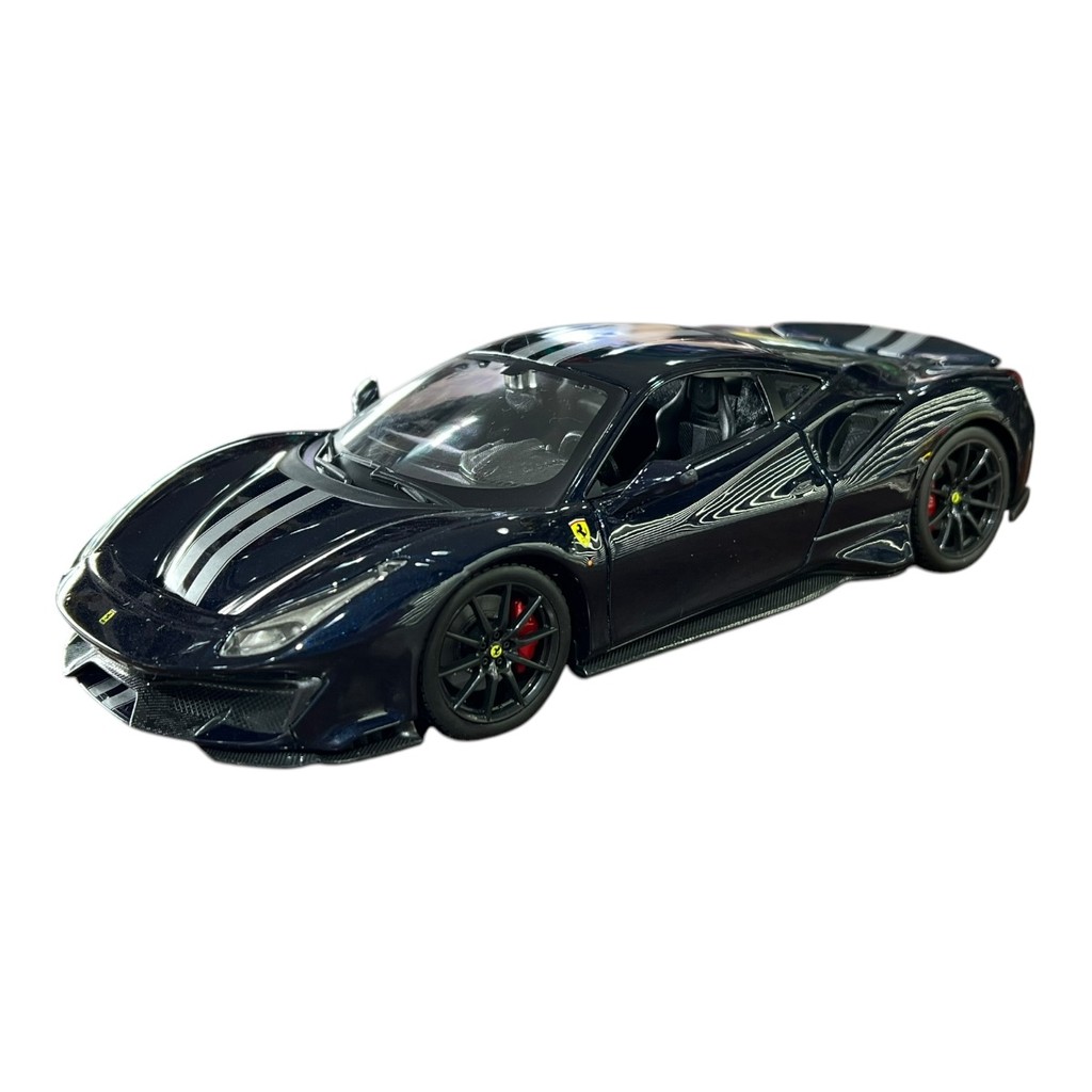 Miniatura Ferrari 488 Pista Azul Burago 1:24