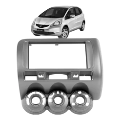 MOLDURA PARA CENTRAL MULTIMIDIA MP5 9 POL 2 DIN HONDA FIT 2004 A 2008 89/V8