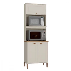 Paneleiro Microondas Tunisia Atualle Off White Com Canelato