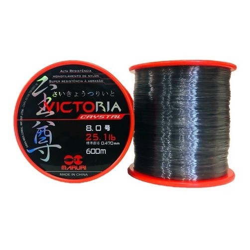 Linha Monofilamento Maruri Victoria Crystal 0,52mm 30,6 lb 450m