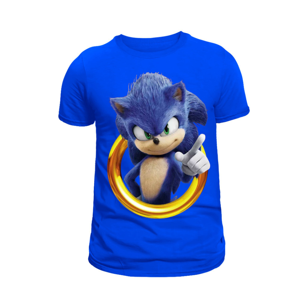 Camiseta Streetwear Camisa Sonic Desenho Gamer Infantil e Adulto 100% 100% Algodão Envio Imediato trendbox mania em Oferta na Shopee