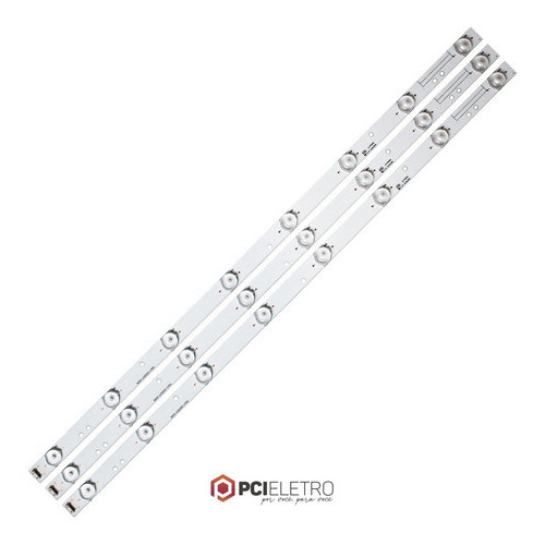 Kit 3 Barras Led Compatível Dl3270 Dl3271 Dl3277 Televisão Original em Oferta na Shopee
