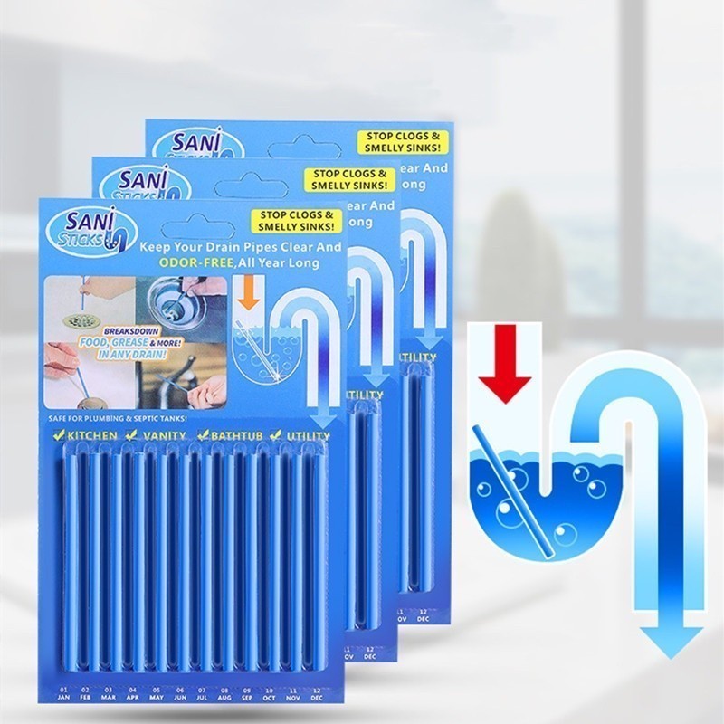 Limpador Hastes Desentupidor Odorizador De Pias E Ralos