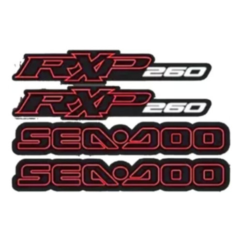Adesivo Capô Jet Ski Sea Doo Rxp 260 Ano 2012 2013 Vermelho