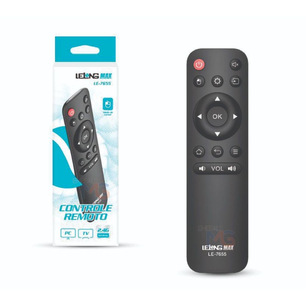 Controle Remoto Portátil Compatível Projetor 2.4G Com Mouse Magicubic HY300 / HY320 / HY300 PRO