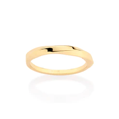 Aliança Rommanel Twist Banhada A Ouro 18k - 513561 Original Original