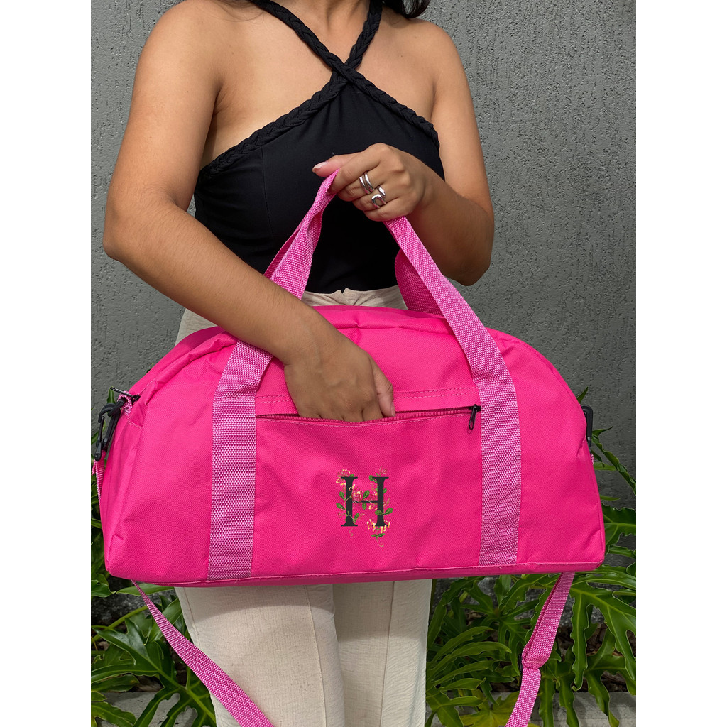 Mala Grande  - LETRA H - Stilo Club Academia Trabalho Escolar Faculdade Viagem Masculino Feminino