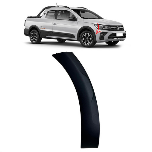 Moldura Parachoque Diant Ld Saveiro Xtreme 2024 2025 Vw em Oferta na Shopee