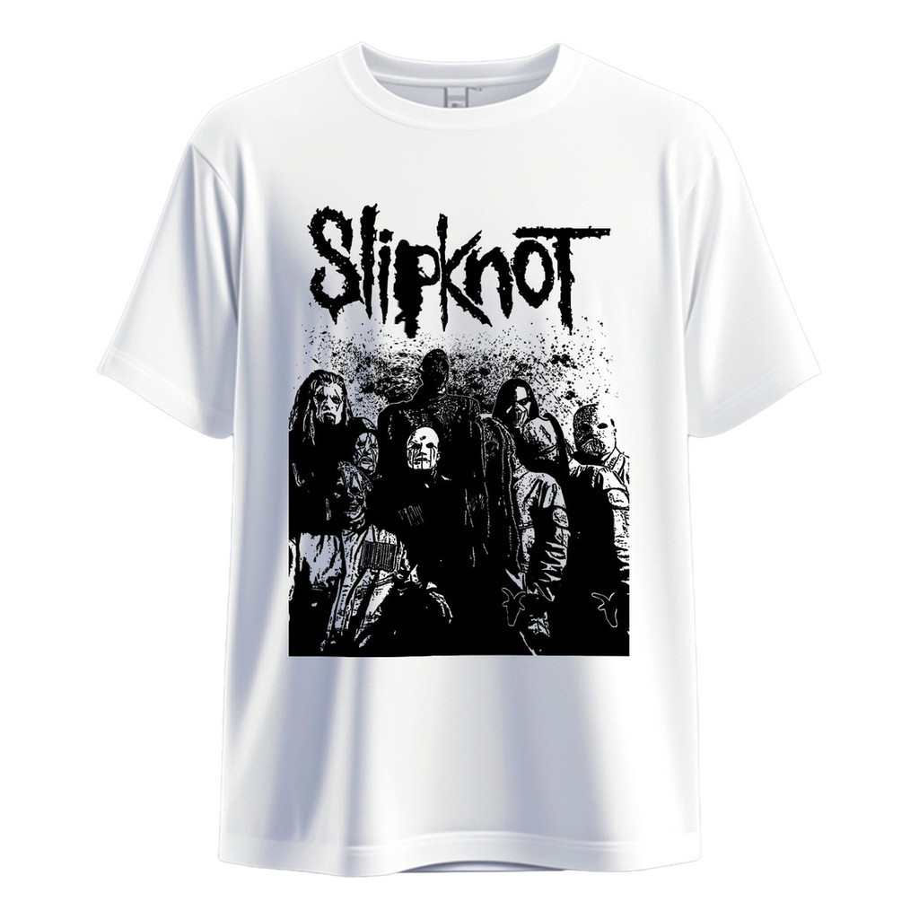 Camisa Camiseta Básica Slipknot Metal Eloy Banda Rock Unisex