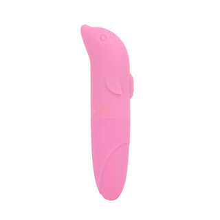 Vibrador Golfinho em ABS com Textura - 12 x 3 cm | Me Ame em Oferta na Shopee