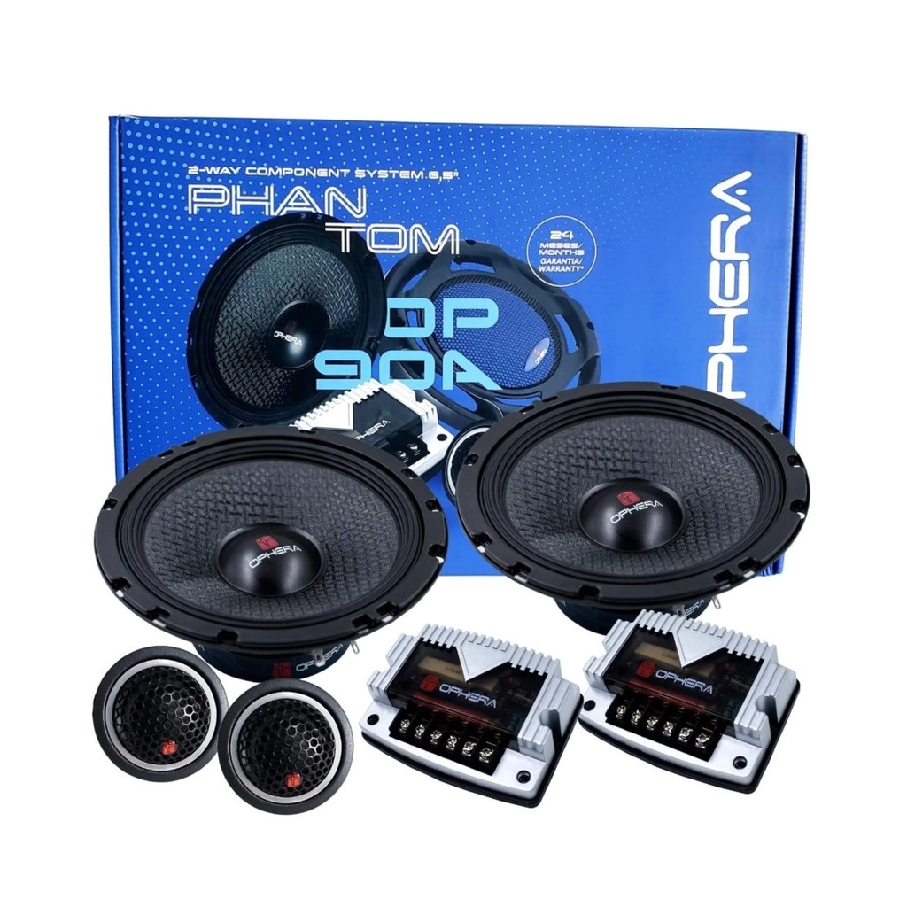Kit 2 Vias OP90 180W Rms Alto Falantes 6" 4 Ohms Ophera - 4303
